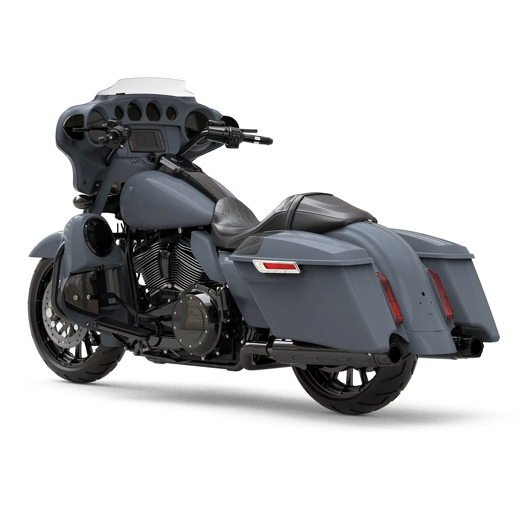 HR3 Gunship Gray Complete Body Fairing Kit For Harley CVO Street Glide FLHXSE 14-23