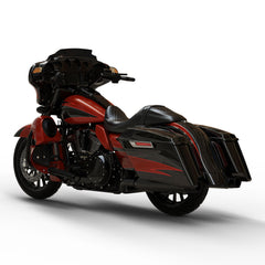 HR3 Sunburst Orange / Starfire Black Complete Body Fairing Kit For Harley CVO Street Glide FLHXSE 14-23