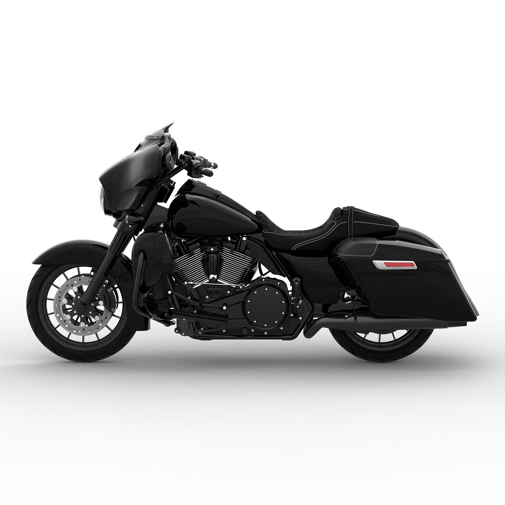 HR3 Vivid Black Complete Body Fairing Kit For Harley CVO Street Glide FLHXSE 14-23