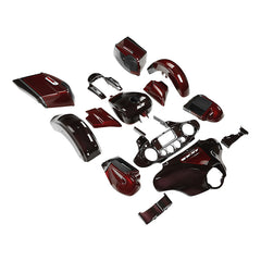 HR3 Black Forest & Wineberry Complete Body Fairing Kit For Harley CVO Street Glide FLHXSE 14-23