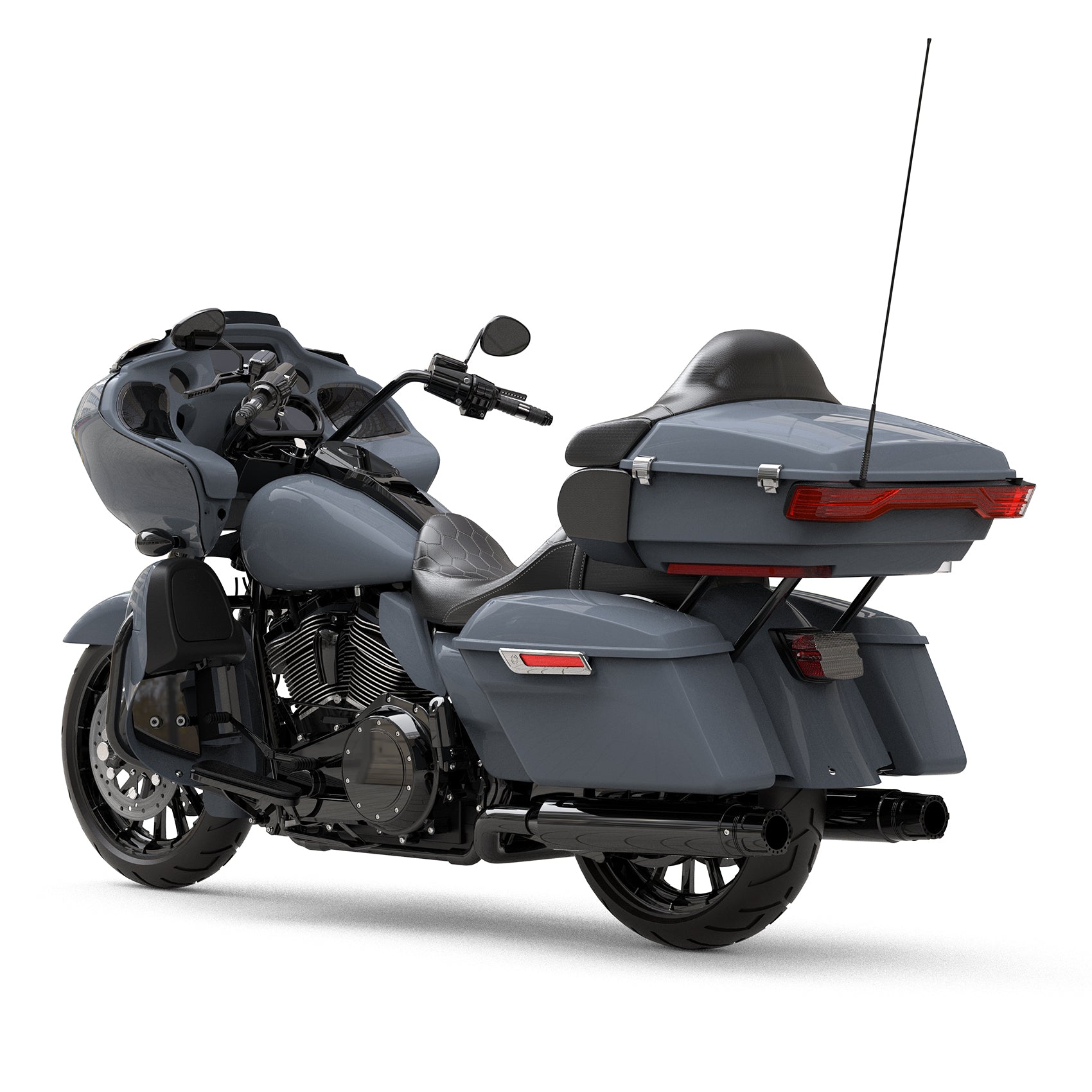 HR3 Gunship Gray Complete Body Fairing Kit For Harley Road Glide Limited FLTRK 15-23
