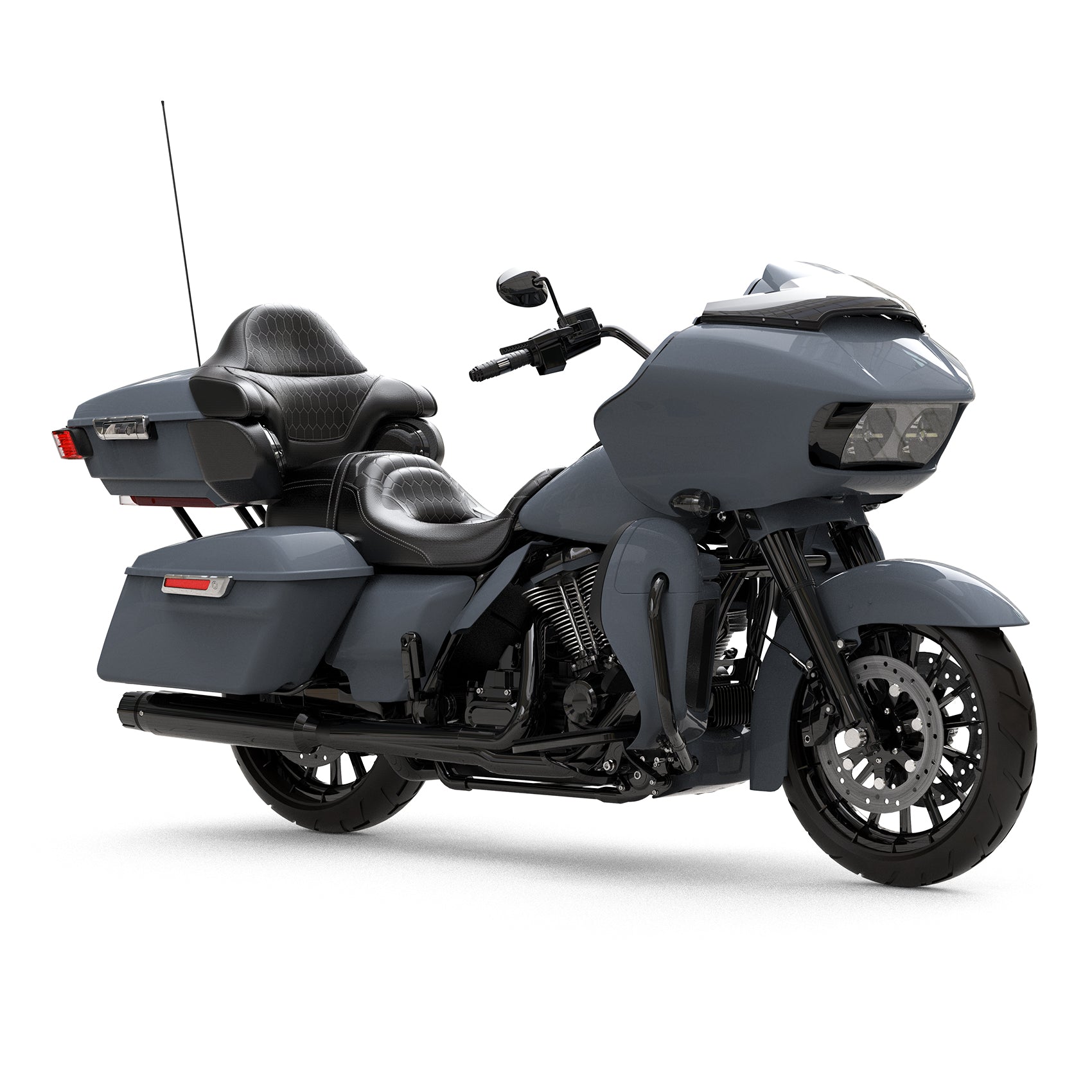 HR3 Gunship Gray Complete Body Fairing Kit For Harley Road Glide Limited FLTRK 15-23
