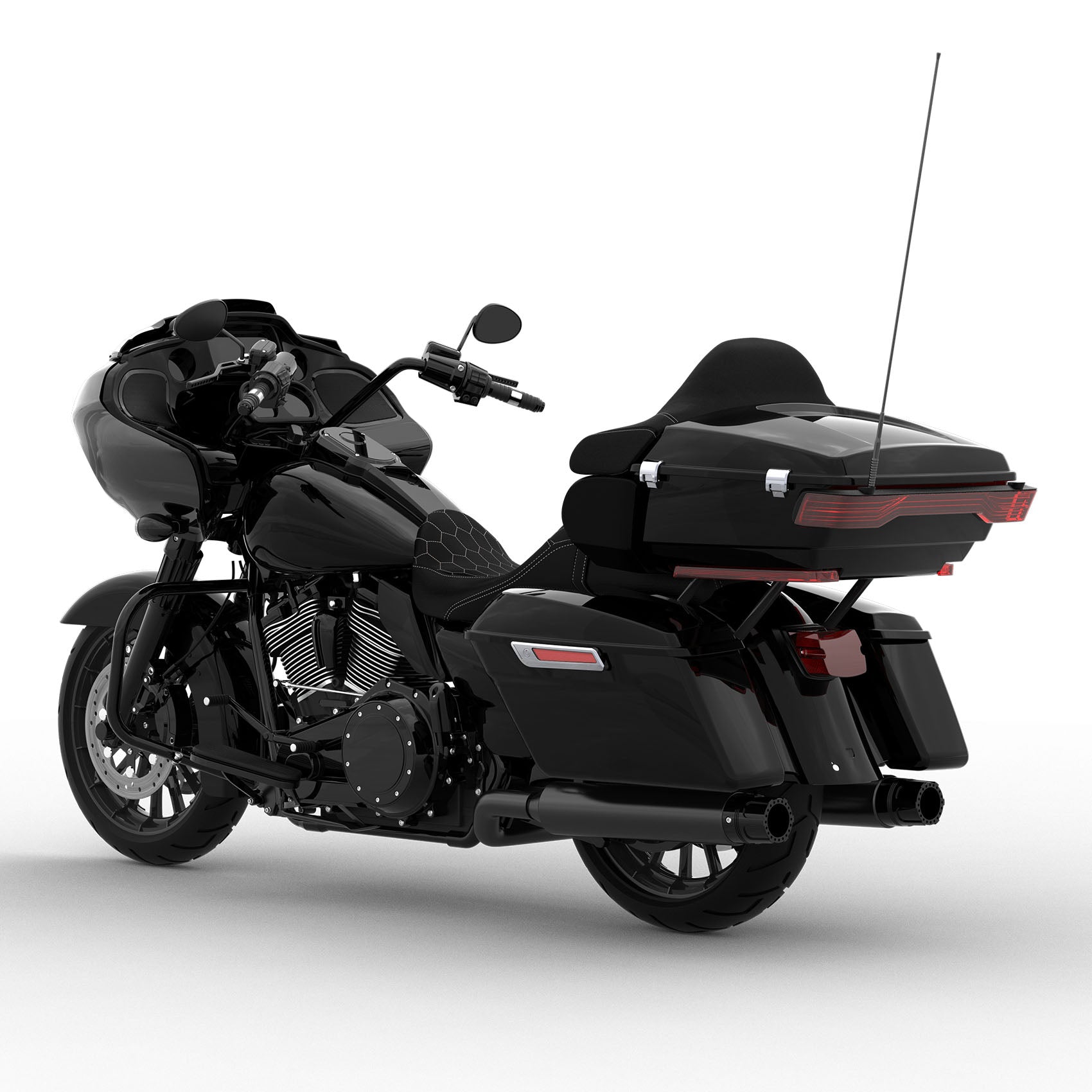 HR3 Vivid Black Complete Body Fairing Kit For Harley Road Glide Limited FLTRK 15-23