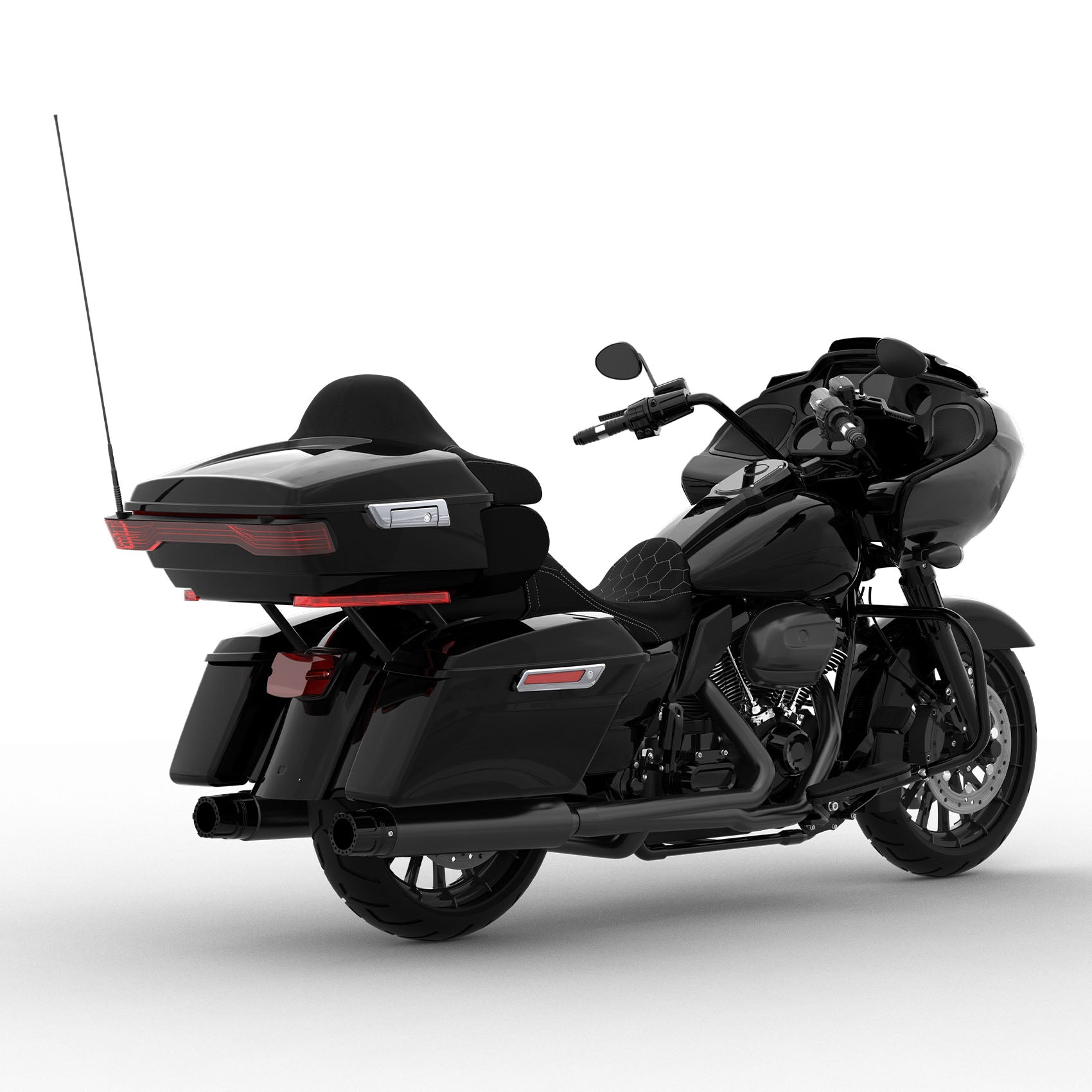 HR3 Vivid Black Complete Body Fairing Kit For Harley Road Glide Limited FLTRK 15-23
