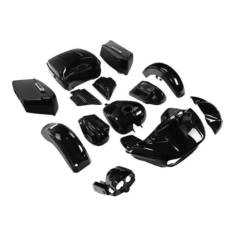 HR3 Vivid Black Complete Body Fairing Kit For Harley Road Glide Limited FLTRK 15-23