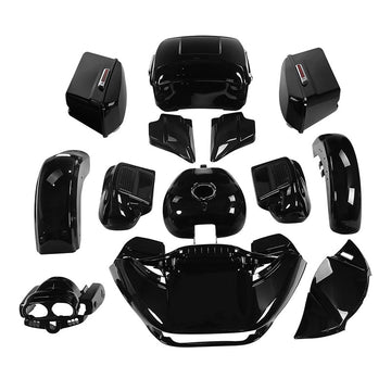 HR3 Vivid Black Complete Body Fairing Kit For Harley Road Glide Limited FLTRK 2015-2023[Pre-Order]