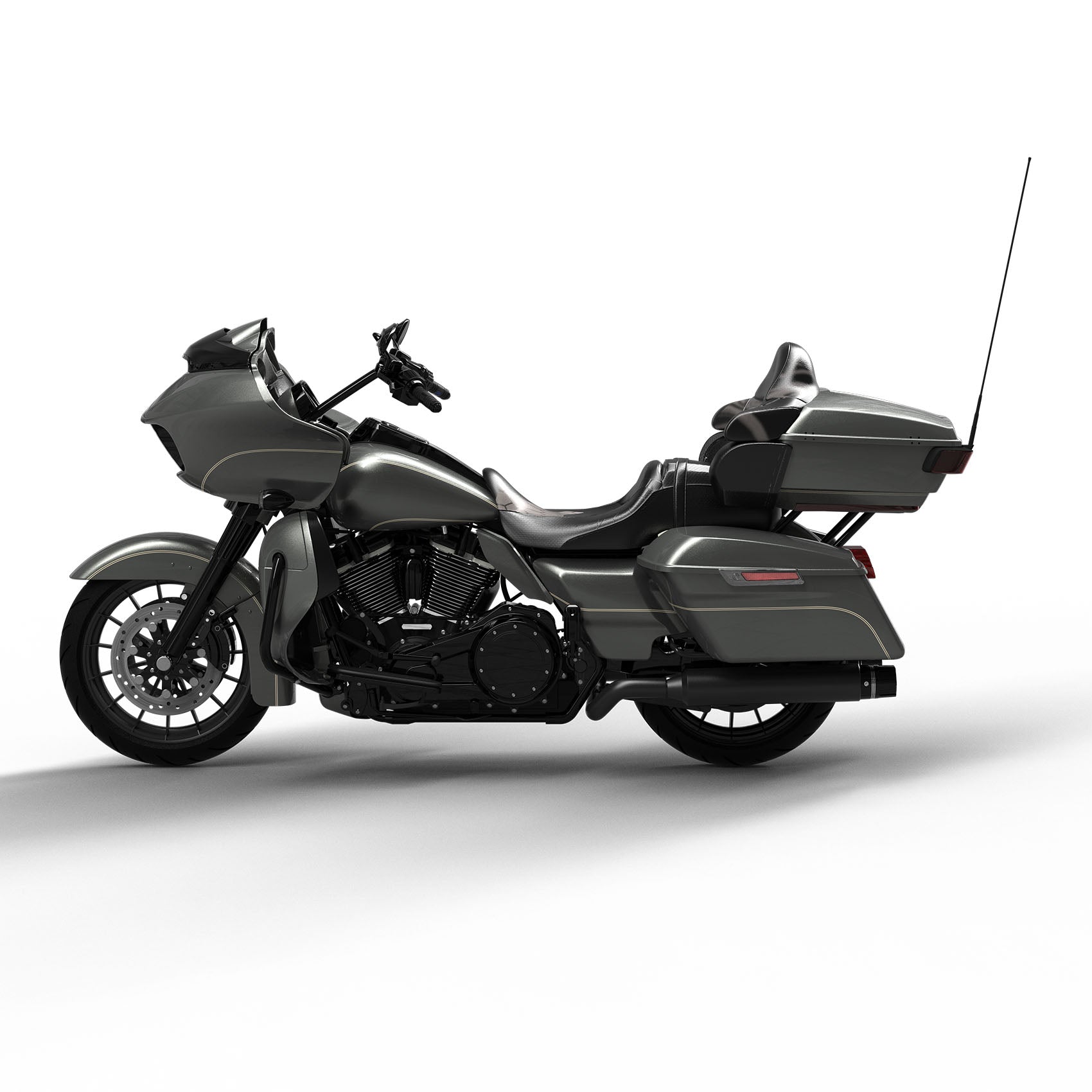 HR3 Industrial Gray Complete Body Fairing Kit For Harley Road Glide Limited FLTRK 15-23