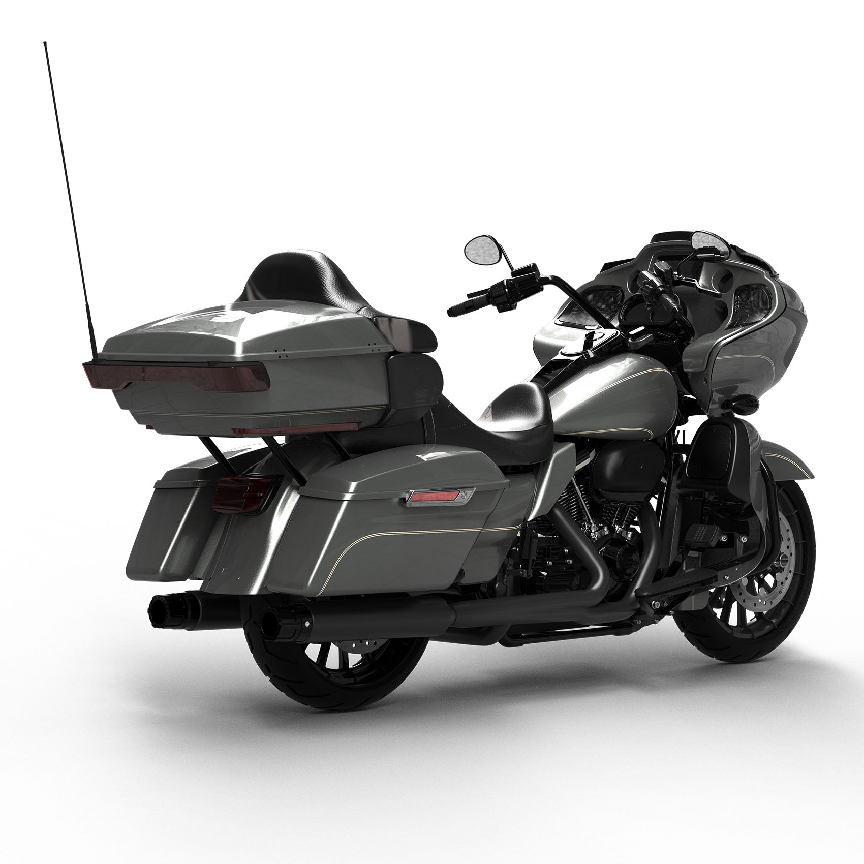 HR3 Industrial Gray Complete Body Fairing Kit For Harley Road Glide Limited FLTRK 15-23