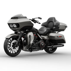 HR3 Billet Silver / Vivid Black 2017RGU Complete Body Fairing Kit For Harley Road Glide Limited FLTRK 15-23