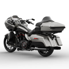 HR3 Billet Silver / Vivid Black 2017RGU Complete Body Fairing Kit For Harley Road Glide Limited FLTRK 15-23