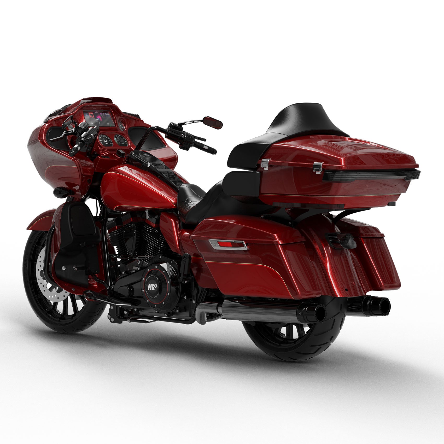 HR3 Mysterious Red Sunglo/ Velocity Red Sunglo 2016RGU Complete Body Fairing Kit For Harley Road Glide Limited FLTRK 15-23