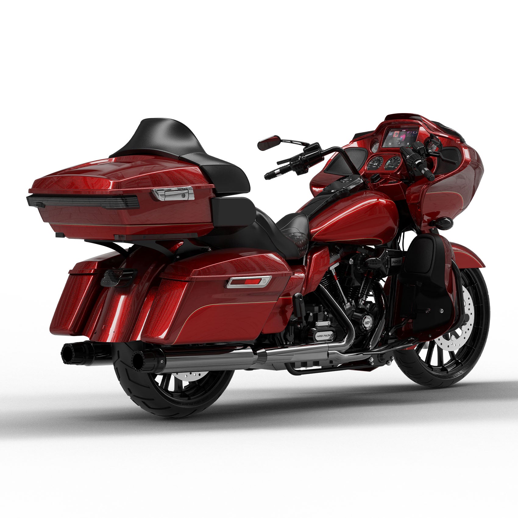 HR3 Mysterious Red Sunglo/ Velocity Red Sunglo 2016RGU Complete Body Fairing Kit For Harley Road Glide Limited FLTRK 15-23