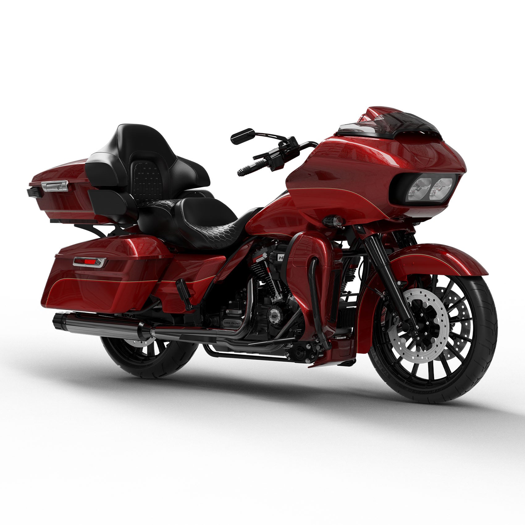 HR3 Mysterious Red Sunglo/ Velocity Red Sunglo 2016RGU Complete Body Fairing Kit For Harley Road Glide Limited FLTRK 15-23