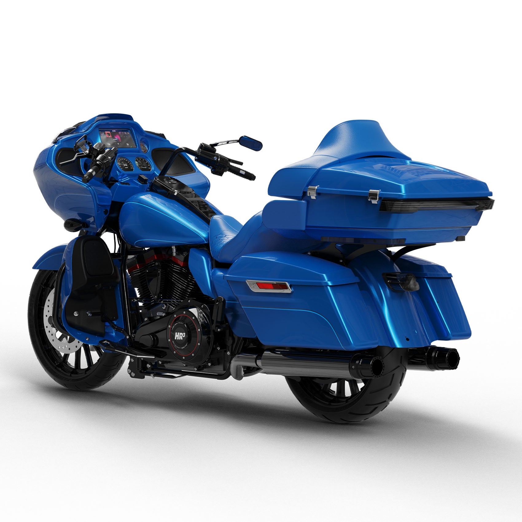 HR3 Electric Blue 2018RGU Complete Body Fairing Kit For Harley Road Glide Limited FLTRK 15-23