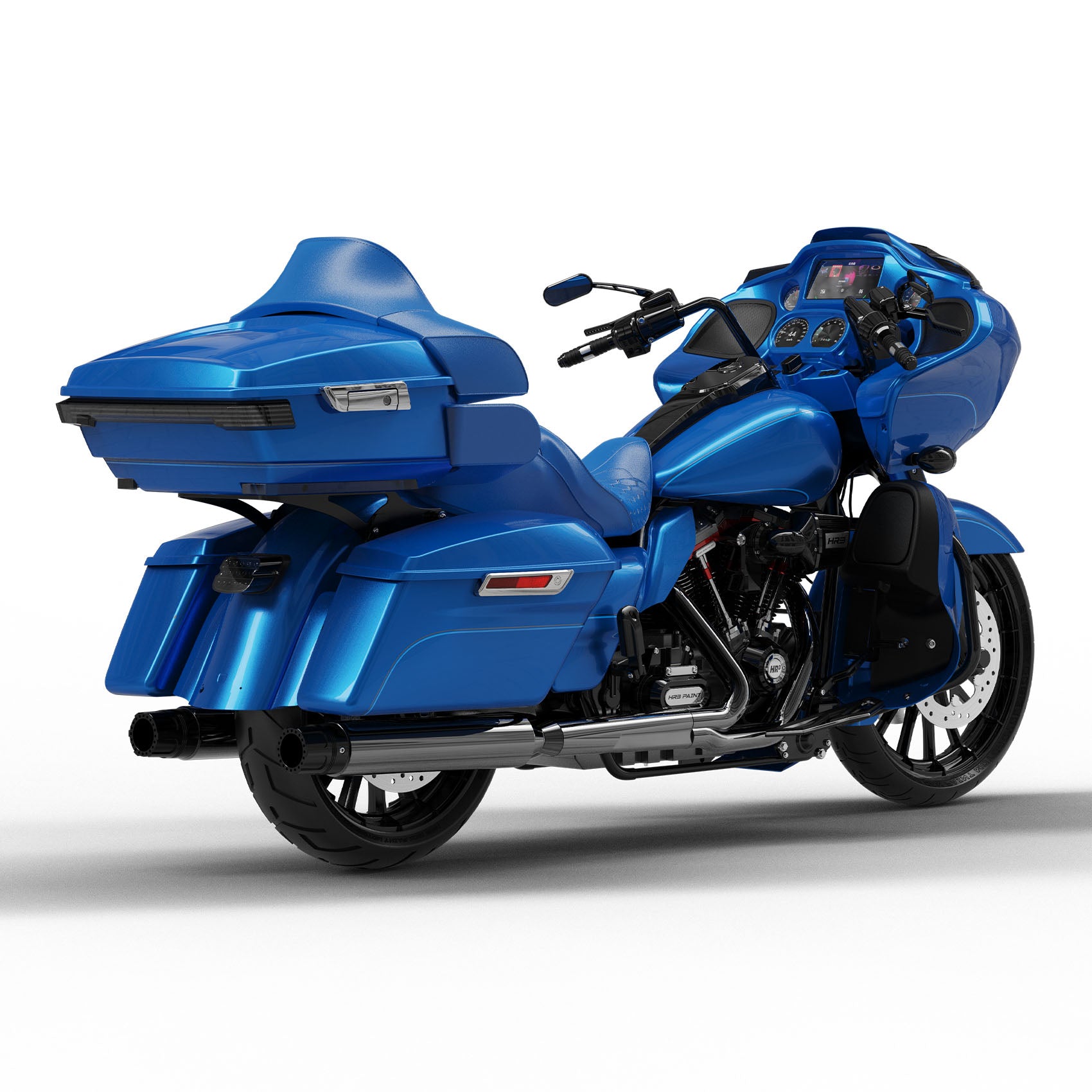 HR3 Electric Blue 2018RGU Complete Body Fairing Kit For Harley Road Glide Limited FLTRK 15-23