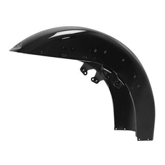 HR3 Vivid Black Motorcycle 18" Front Mudguard Fender (can be installed with lighting)For Harley Touring Electra Glide Ultra Limited Tri Glide 14-23