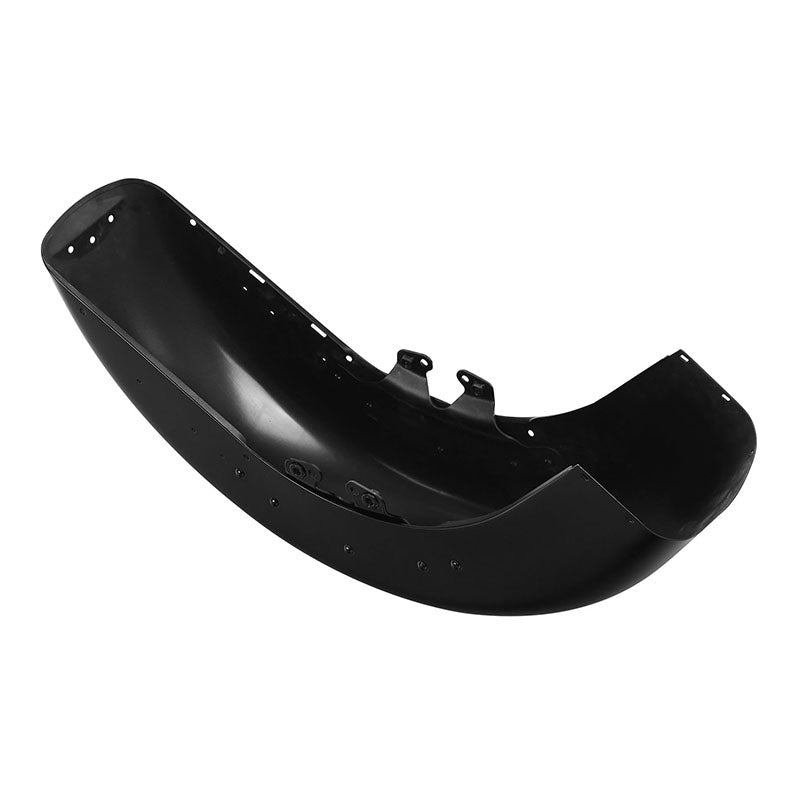 HR3 Vivid Black Motorcycle 18" Front Mudguard Fender (can be installed with lighting)For Harley Touring Electra Glide Ultra Limited Tri Glide 14-23