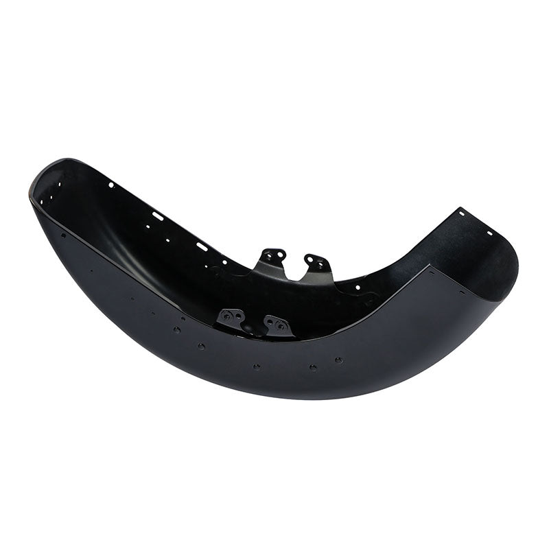 HR3 Amber Whiskey/Vivid Black Motorcycle 18" Front Mudguard Fender (can be installed with lighting) For Harley Touring Electra Glide Ultra Limited Tri Glide 14-23