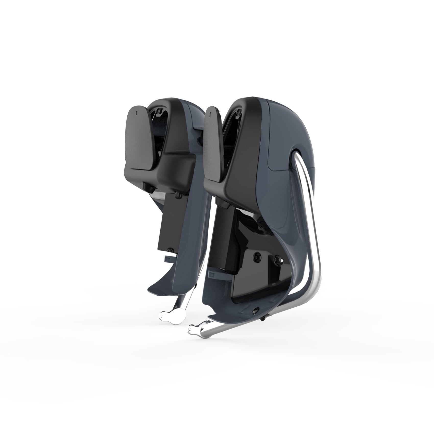 HR3 Gunship Gray Vented Lower Fairing Kit For Harley Touring Models 2014-2023 (Fits water cooled models)
