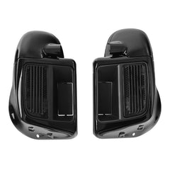 HR3 Vivid Black Vented Lower Fairing Kit For Harley Touring Models 2014-2023 (Fits water cooled models)