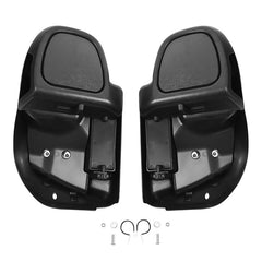 HR3 Vivid Black Vented Lower Fairing Kit For Harley Touring Models 2014-2023 (Fits water cooled models)