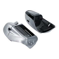 HR3 Barracuda Silver Vented Lower Fairing Kit For Harley Touring Models 2014-2023 (Fits water cooled models)