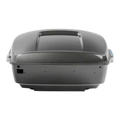 HR3 Industrial Gray King Size Touring Trunk Luggage with Speaker Cut Outs For 14-24 Harley Touring