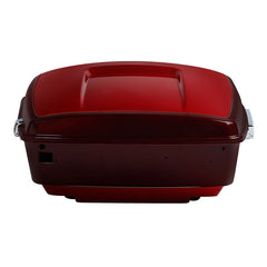 HR3 Mysterious Red Sunglo/ Velocity Red Sunglo King SizeTouring Trunk Luggage with Speaker Cut Outs For 14-24 Harley Touring