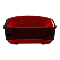 HR3 Mysterious Red Sunglo/ Velocity Red Sunglo King SizeTouring Trunk Luggage with Speaker Cut Outs For 14-24 Harley Touring