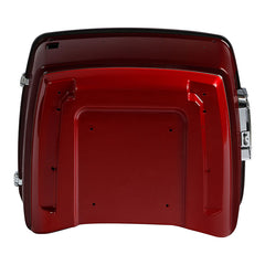 HR3 Mysterious Red Sunglo/ Velocity Red Sunglo King SizeTouring Trunk Luggage with Speaker Cut Outs For 14-24 Harley Touring