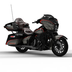 HR3 Black Honeycomb Fade Complete Body Fairing Kit For Harley Ultra Limited FLHTK 14-23