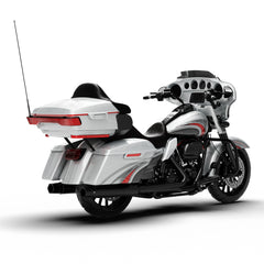 HR3 Candy Red / Silver Honeycomb Fade Complete Body Fairing Kit For Harley Ultra Limited FLHTK 14-23