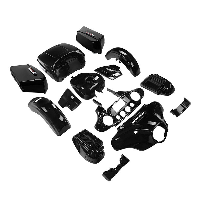 HR3 Vivid Black Ultra Limited Complete Body Fairing Kit For Harley Ultra Limited FLHTK 14-23