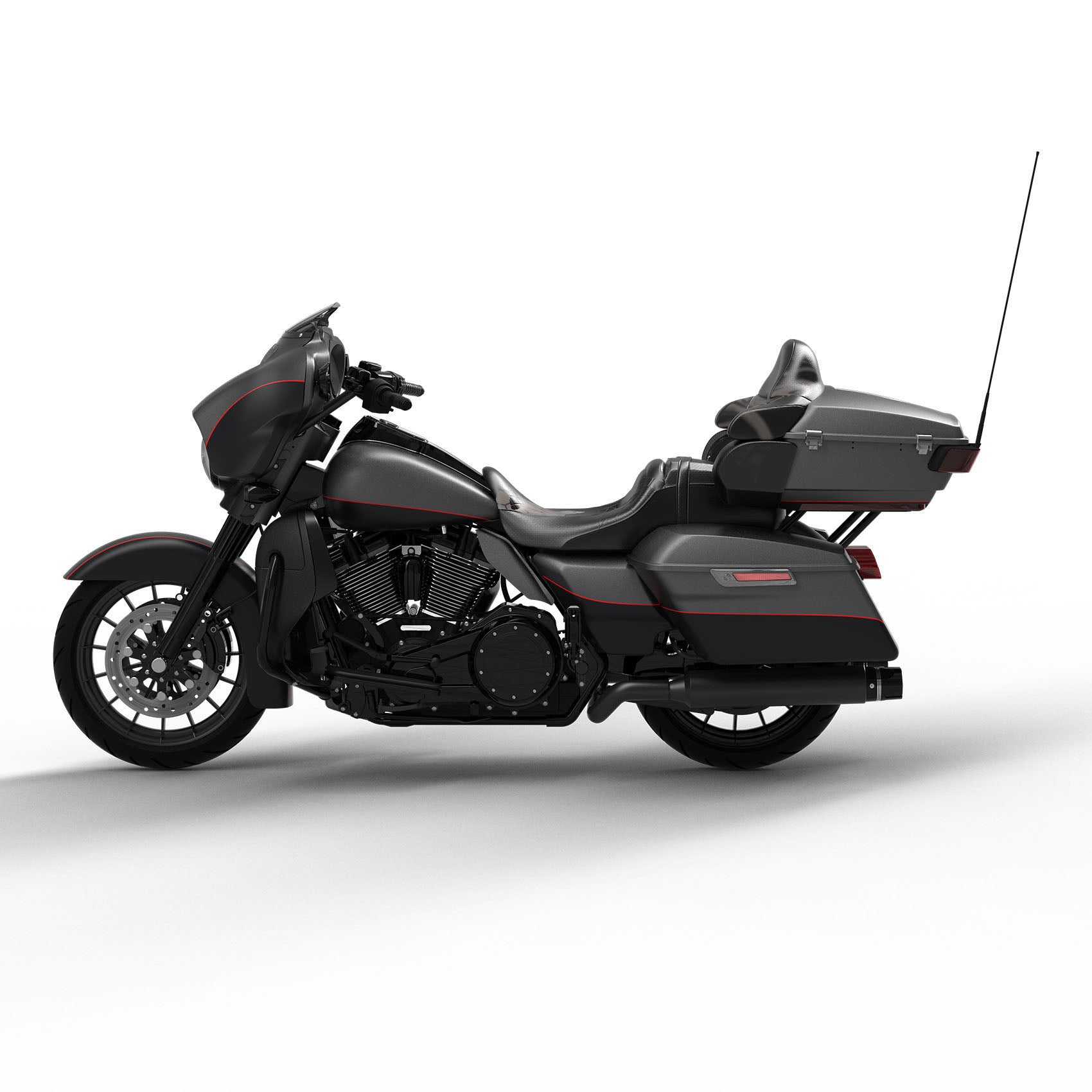 HR3 Industrial Gray Denim / Black Denim Complete Body Fairing Kit For Harley Ultra Limited FLHTK 14-23