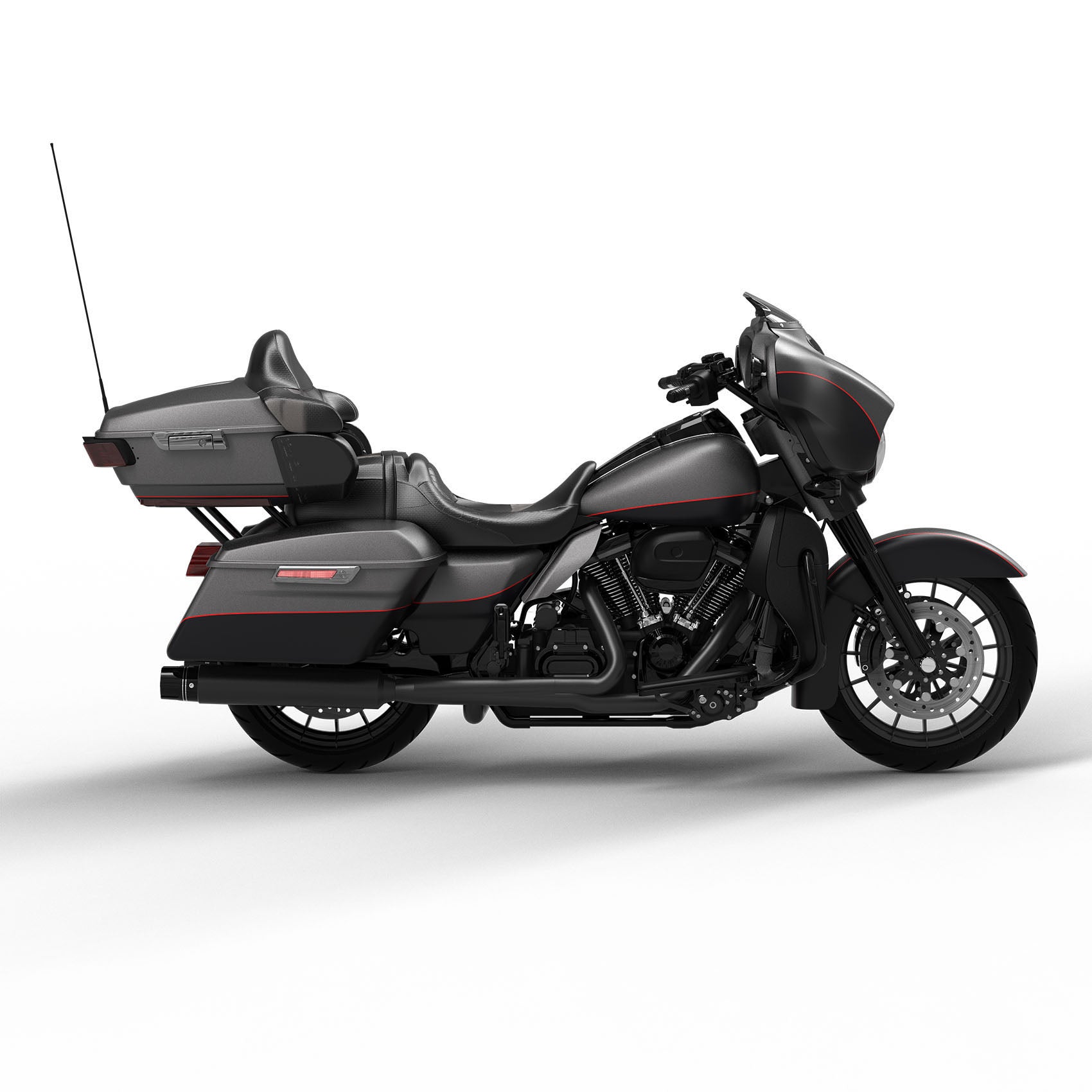 HR3 Industrial Gray Denim / Black Denim Complete Body Fairing Kit For Harley Ultra Limited FLHTK 14-23