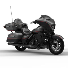 HR3 Industrial Gray Denim / Black Denim Complete Body Fairing Kit For Harley Ultra Limited FLHTK 14-23