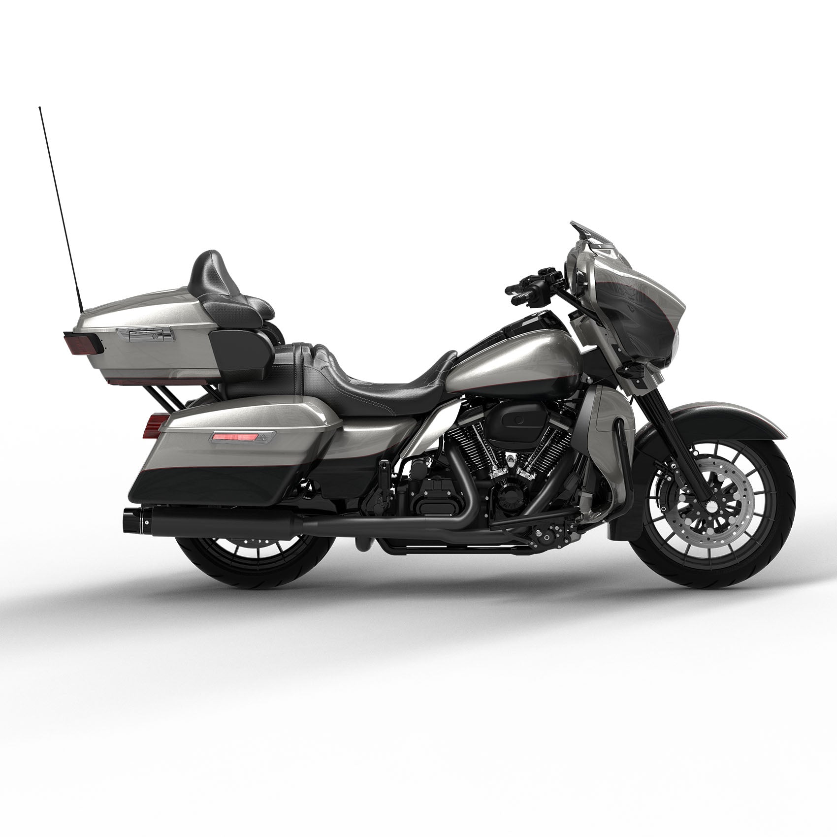 HR3 Billet Silver / Vivid Black Complete Body Fairing Kit For Harley Ultra Limited FLHTK 14-23