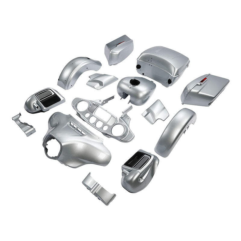 HR3 Barracuda Silver 2020UL Ultra Limited Complete Body Fairing Kit For Harley Ultra Limited FLHTK 14-23