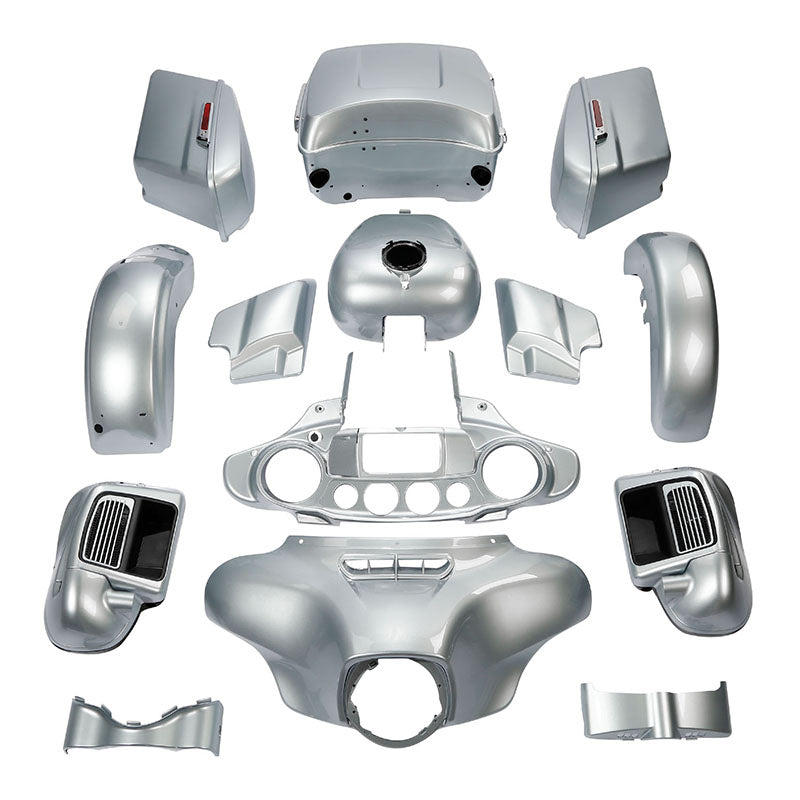 HR3 Barracuda Silver 2020UL Ultra Limited Complete Body Fairing Kit For Harley Ultra Limited FLHTK 14-23
