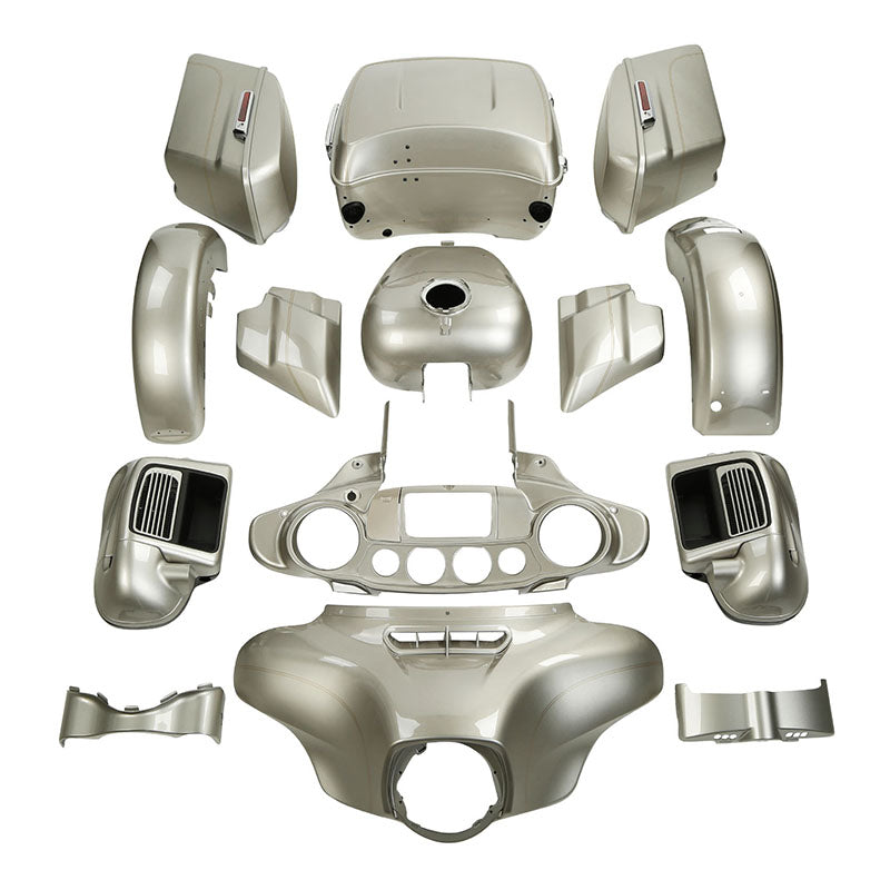 HR3 Silver Fortune 2018UC Complete Body Fairing Kit For Harley Ultra Limited FLHTK 14-23