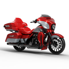 HR3 Wicked Red / Barracuda Silver Complete Body Fairing Kit For Harley Ultra Limited FLHTK 14-23