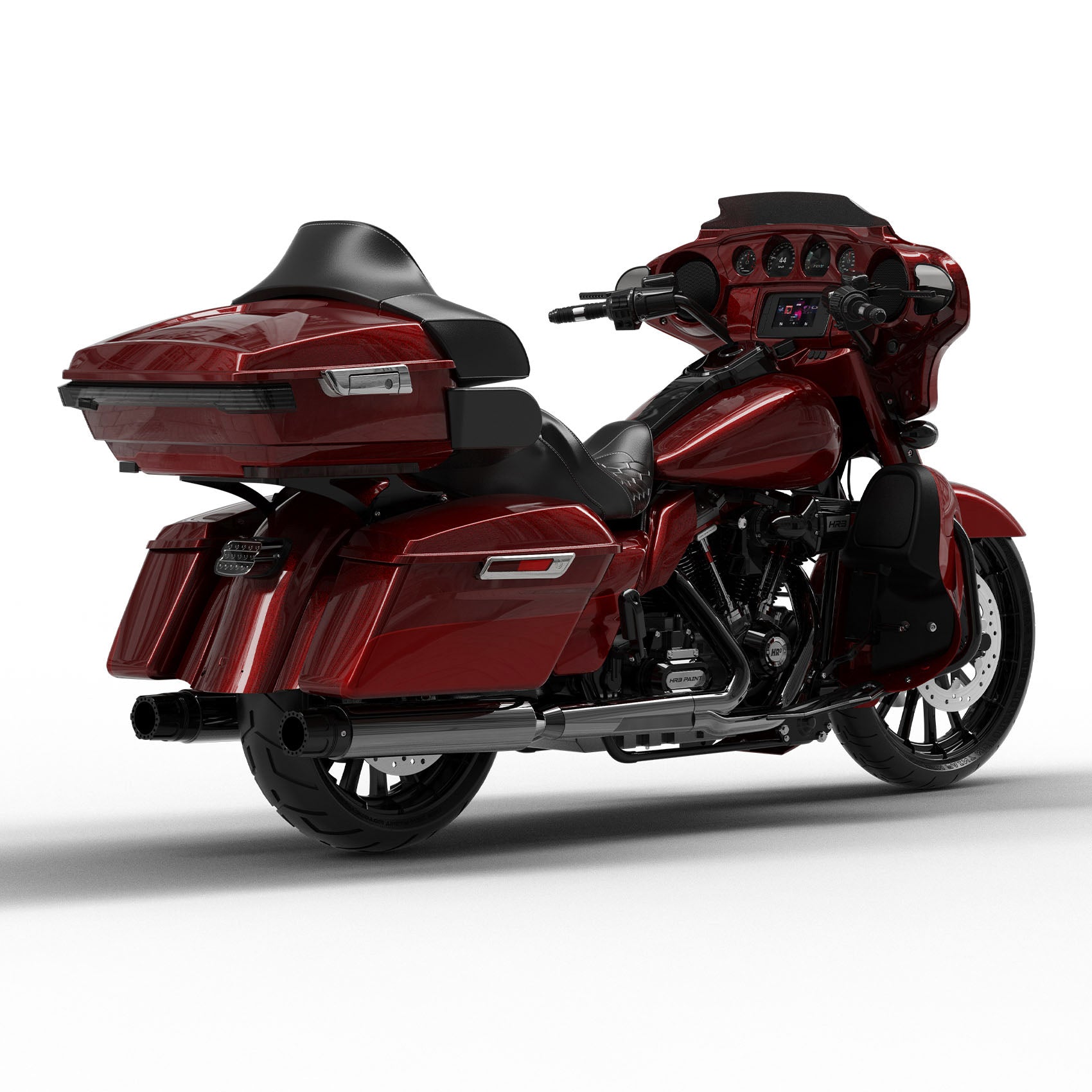 HR3 Mysterious Red Sunglo / Velocity Red Sunglo Complete Body Fairing Kit For Harley Ultra Limited FLHTK 14-23