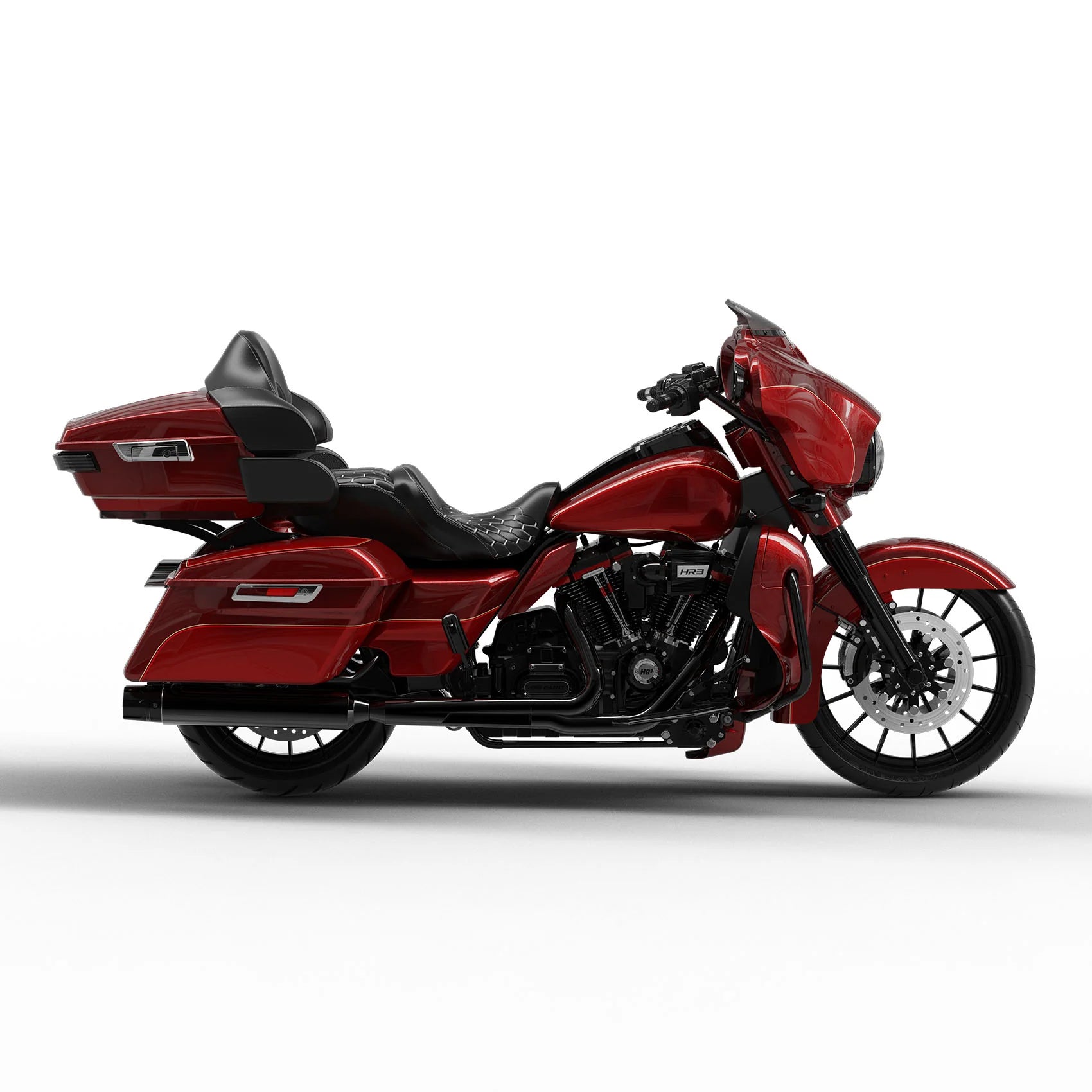 HR3 Mysterious Red Sunglo/ Velocity Red Sunglo Complete Body Fairing Kit For Harley Ultra Limited FLHTK 15-23