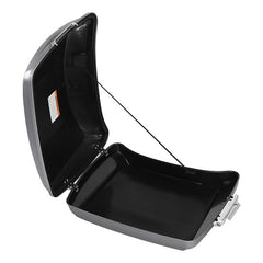 HR3 Dark Platinum Pinstripe 5.5" Razor Style Touring Trunk Luggage For 14-24 Touring