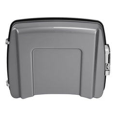 HR3 Dark Platinum Pinstripe 5.5" Razor Style Touring Trunk Luggage For 14-24 Touring