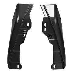 HR3 Dark Alloy / Black Denim Mid-Frame Air Deflectors For Harley Touring and Trike Models 09-24