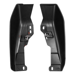 HR3 Dark Alloy / Black Denim Mid-Frame Air Deflectors For Harley Touring and Trike Models 09-24