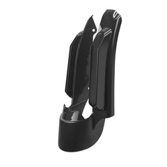 HR3 Dark Alloy / Black Denim CVO STYLE Rear Fender Filler Panel FOR Harley Touring 2014-2023