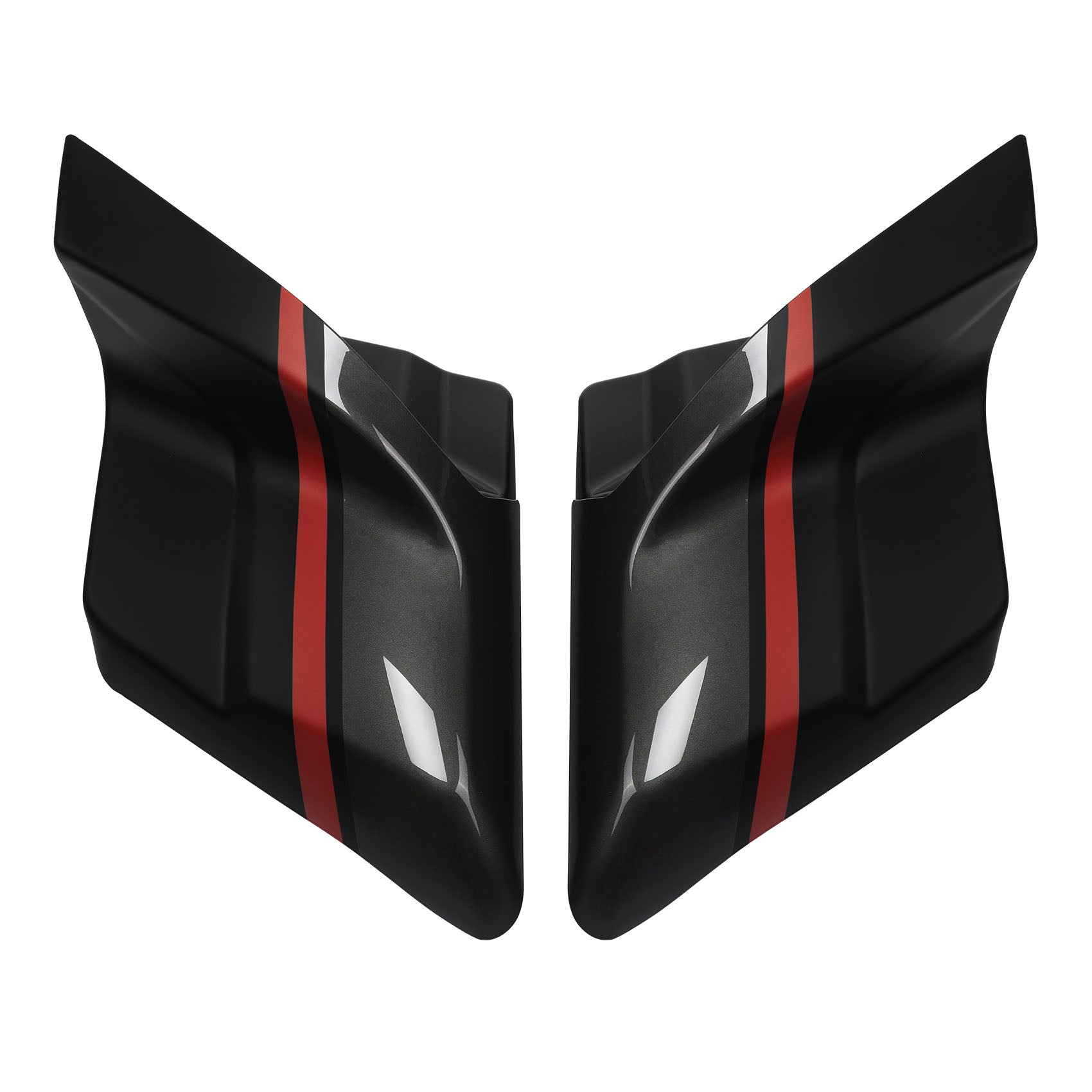 HR3 Dark Alloy / Black Denim CVO Stretched Side Covers For CVO STREET GLIDE 2018 (FLHXSE)