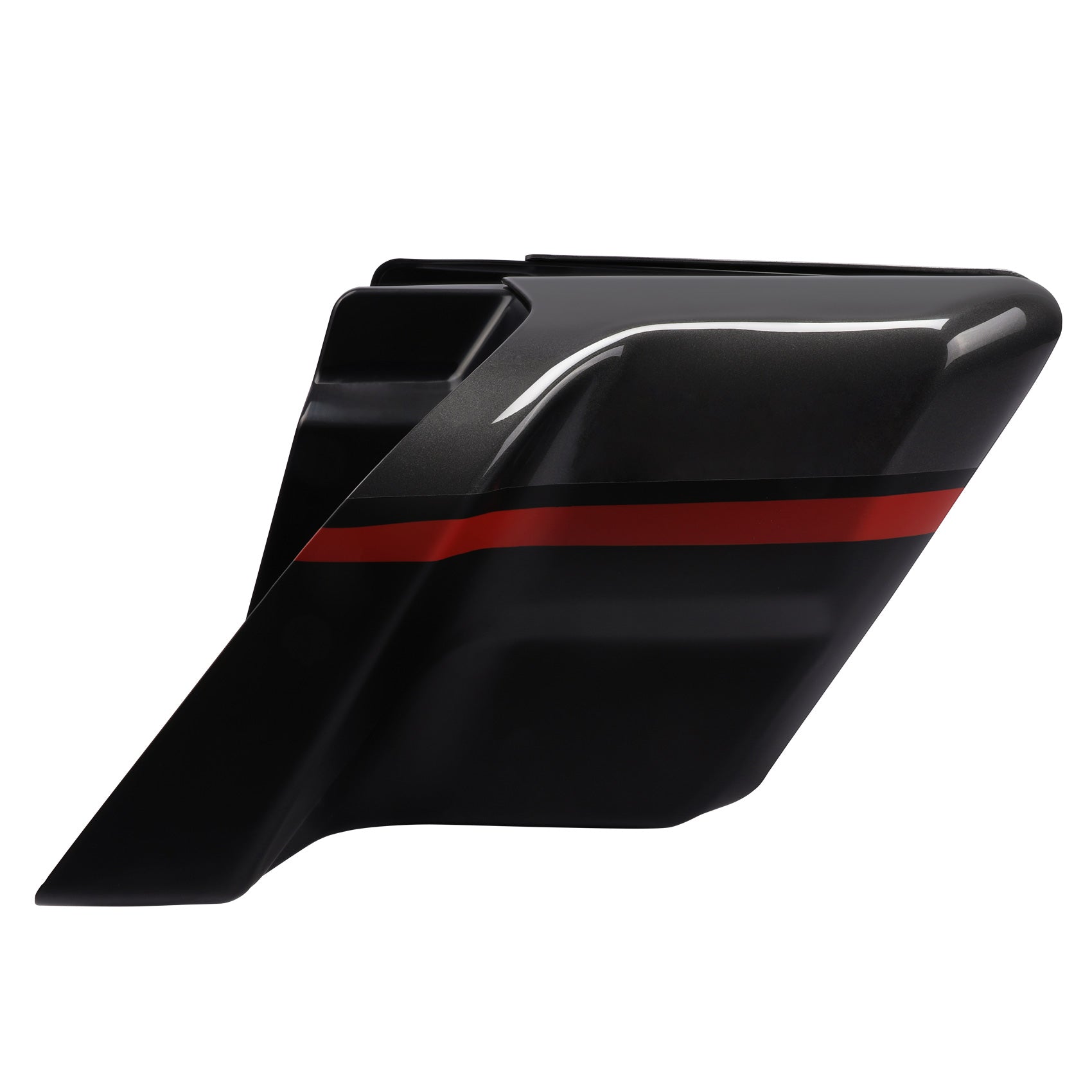 HR3 Dark Alloy / Black Denim CVO Stretched Side Covers For CVO STREET GLIDE 2018 (FLHXSE)